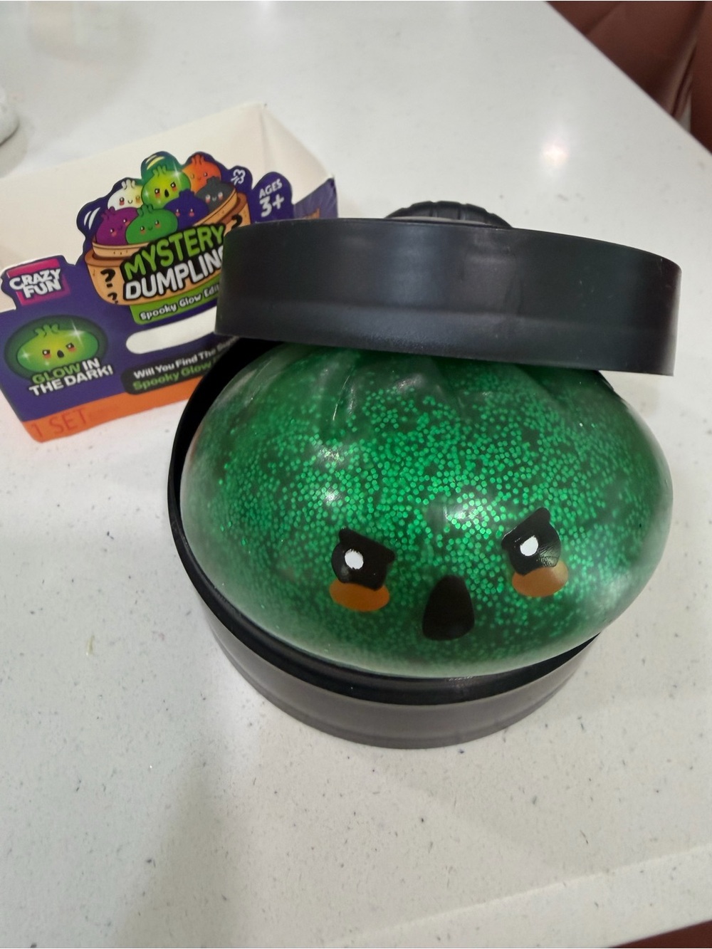 Confirmed Rare: Mystery Dumpling Glow Squeeze Toy - Green